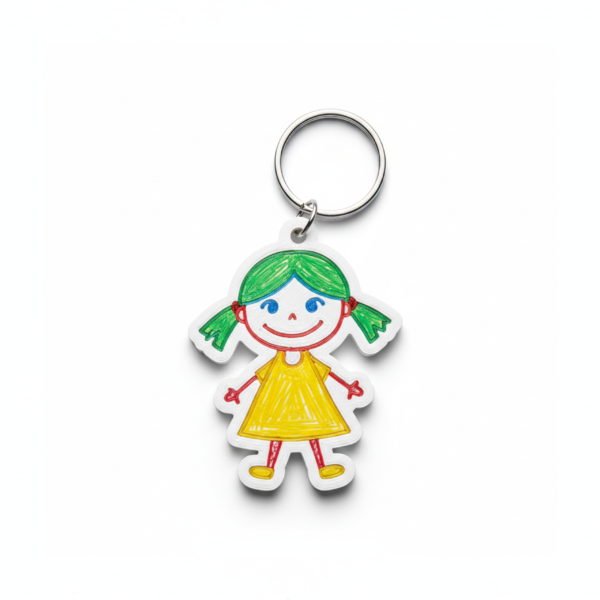 Custom Drawing Keychain
