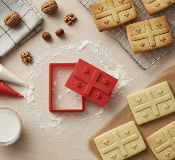 Georgian Flag - Cookie Cutter Set