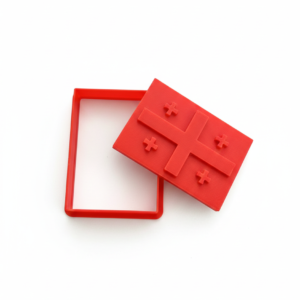 Georgian Flag - Cookie Cutter Set - Image 1