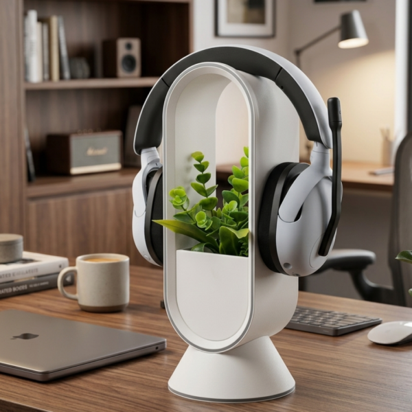 Self-Watering Planter and Headphone Stand