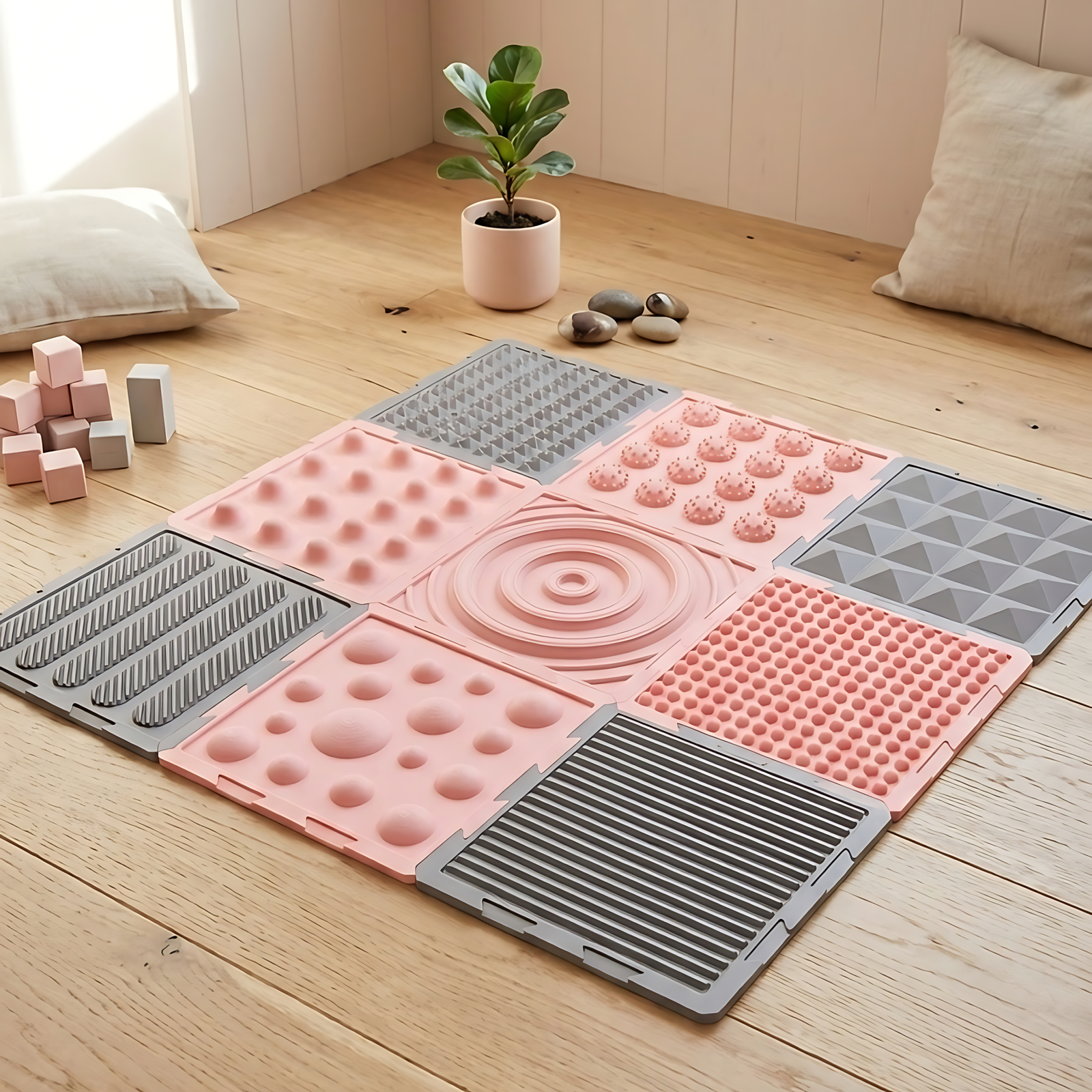 Children’s Sensory Floor Tiles (4 tiles)