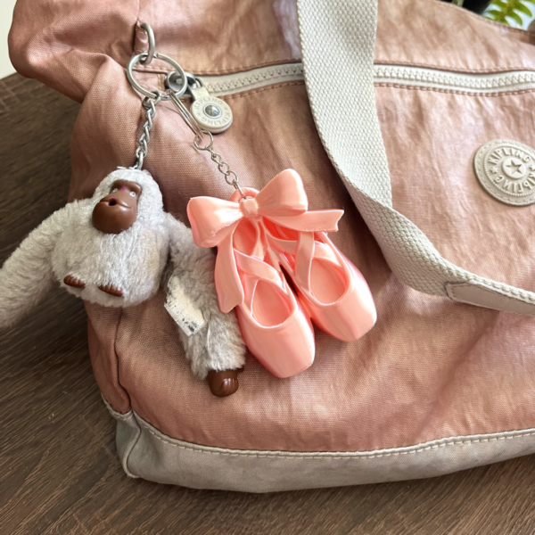 Ballet Shoe Keychain