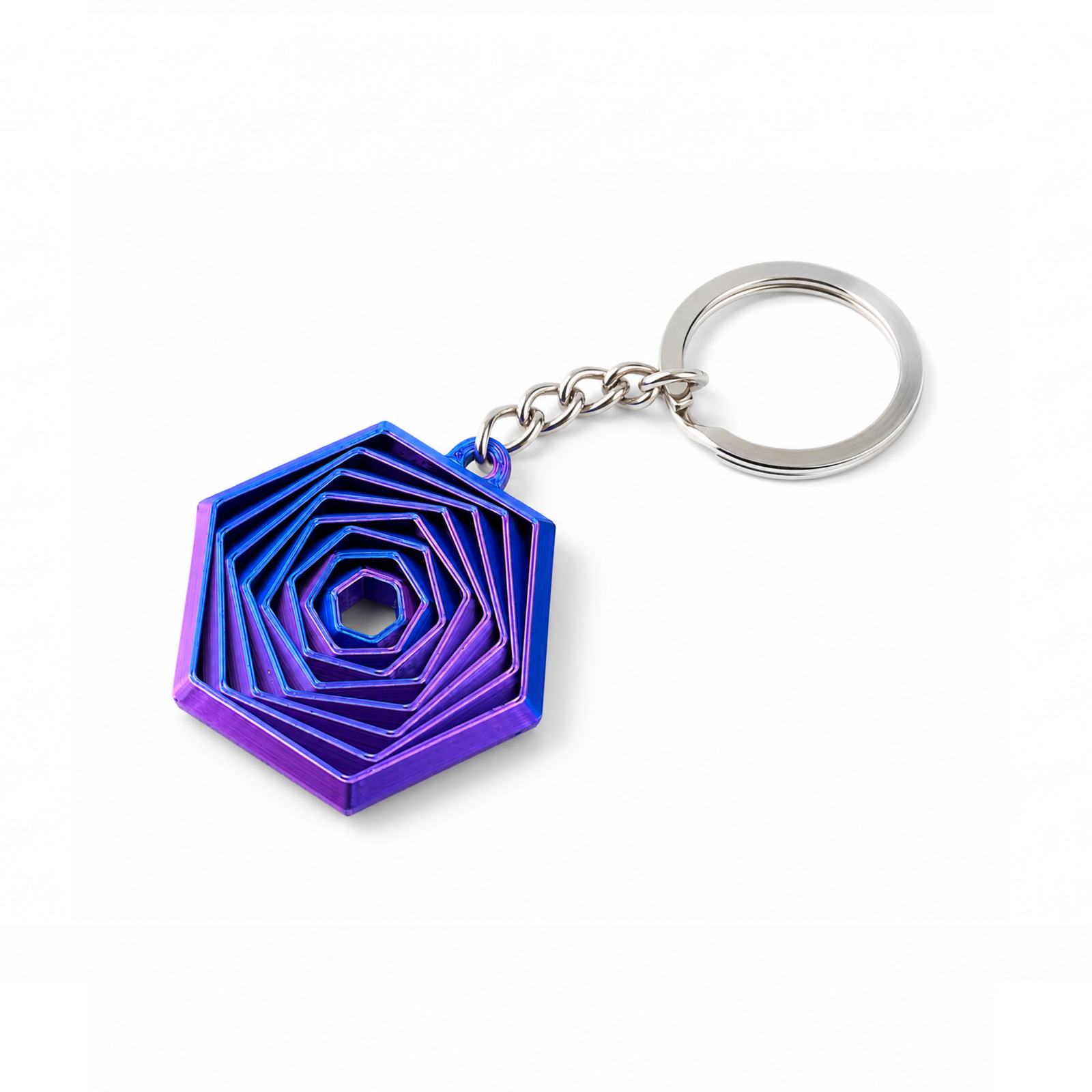 Hexa Fidget Keychain