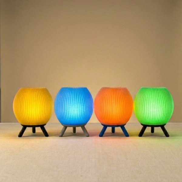 Lumina Tealight Lamp - Ribbed