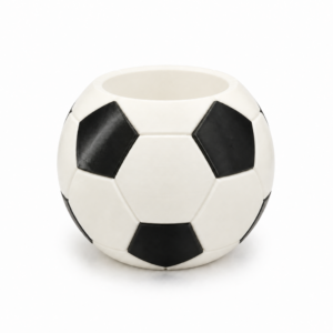 Football-Shaped Pen and Pencil Holder - Image 1
