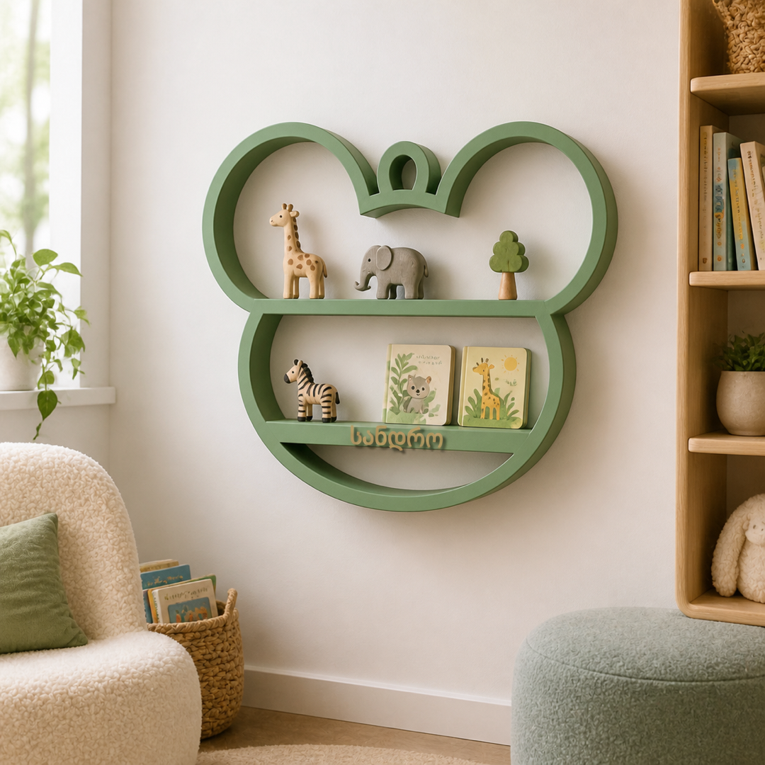 Mickey Silhouette Wall Shelf