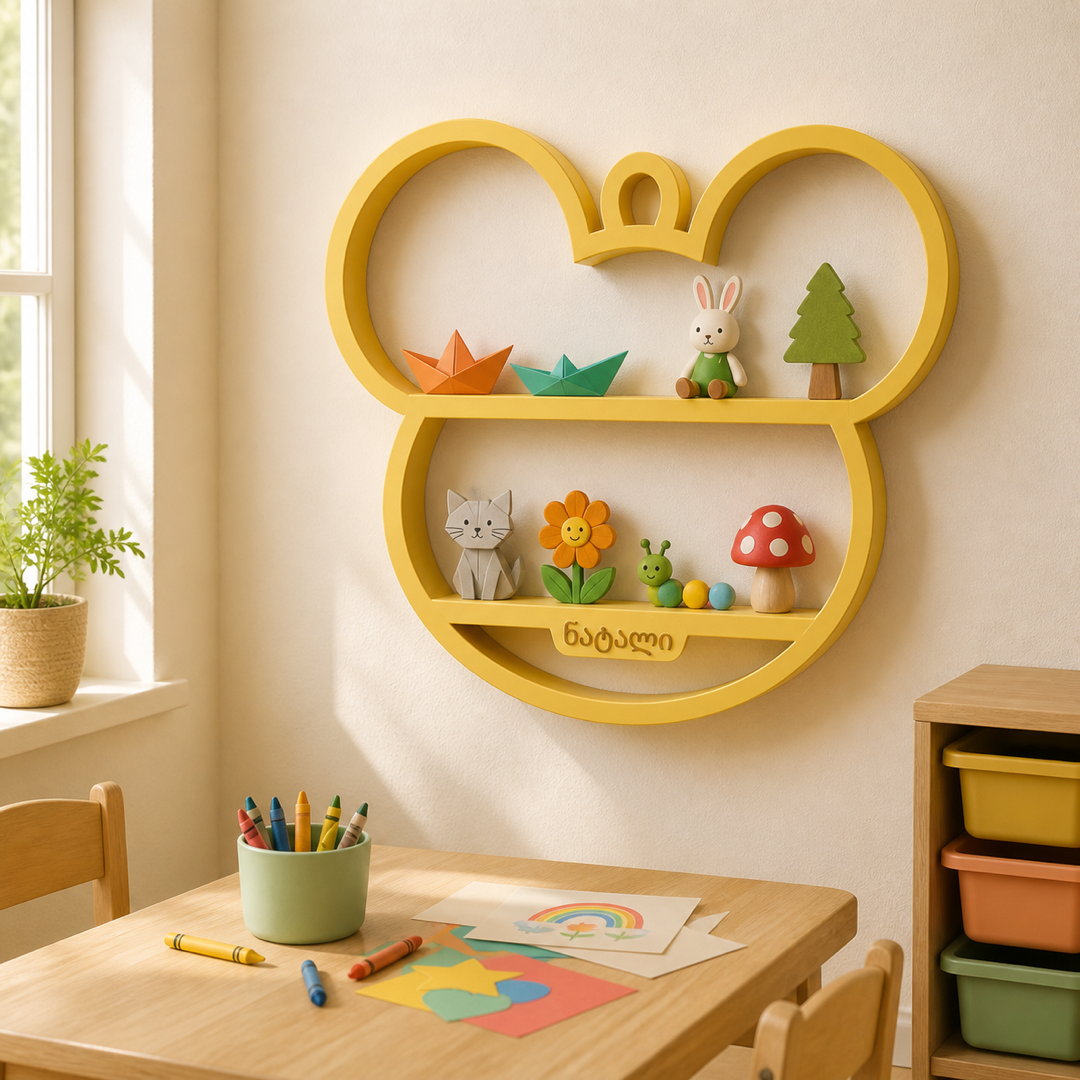 Mickey Silhouette Wall Shelf