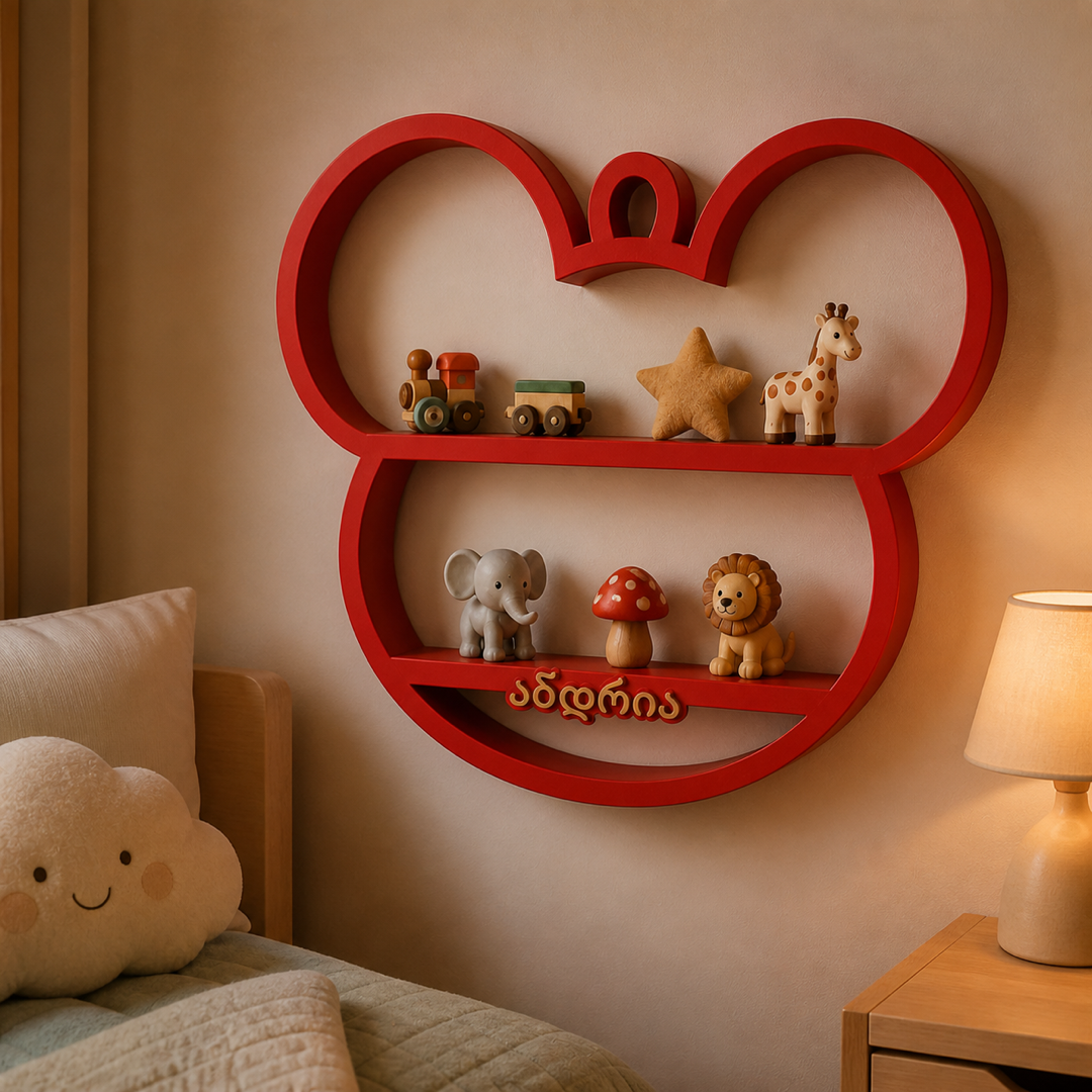Mickey Silhouette Wall Shelf