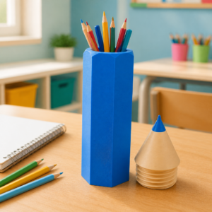 Pencil-Shaped Pencil Case - Image 3