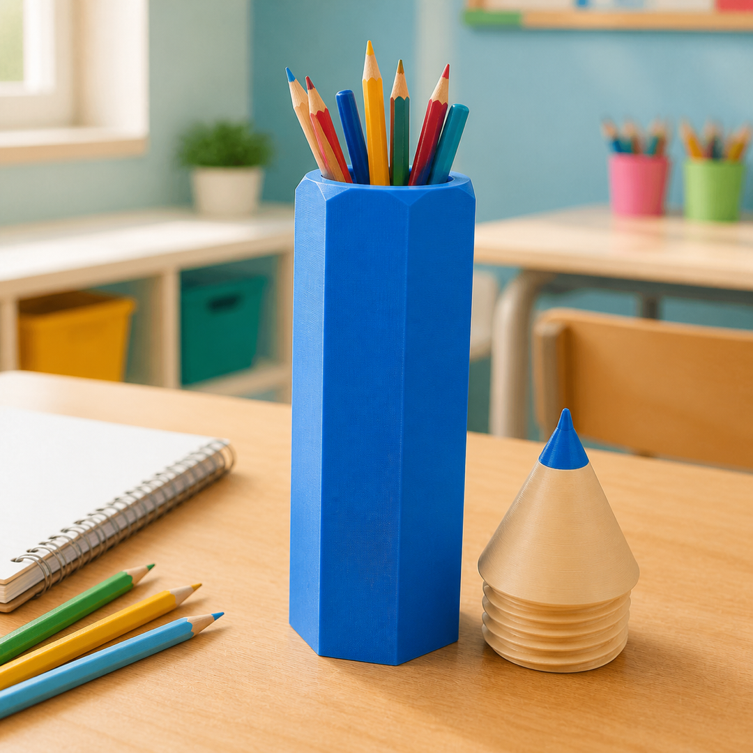 Pencil-Shaped Pencil Case