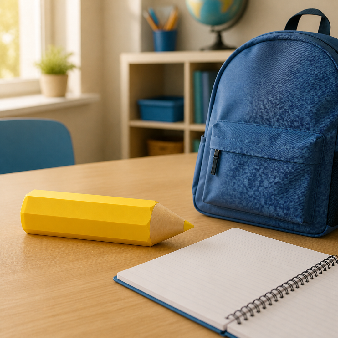 Pencil-Shaped Pencil Case