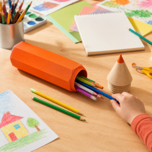 Pencil-Shaped Pencil Case - Image 2