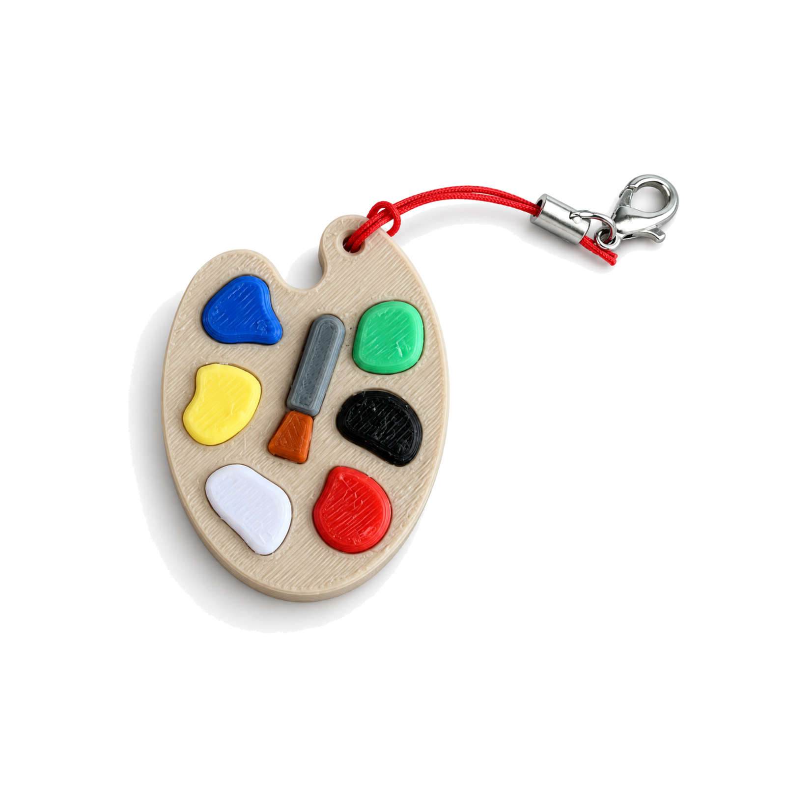 Artist Palette Keychain
