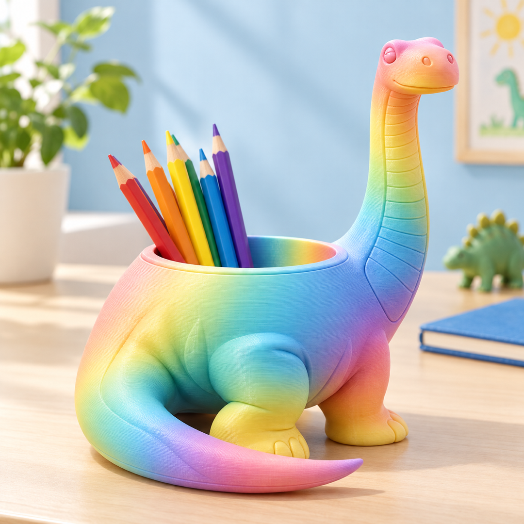 Dinosaur Crayon Holder