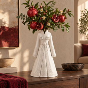 Georgian Traditional Dress Vase - Image 2