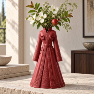 Georgian Traditional Dress Vase - Image 3