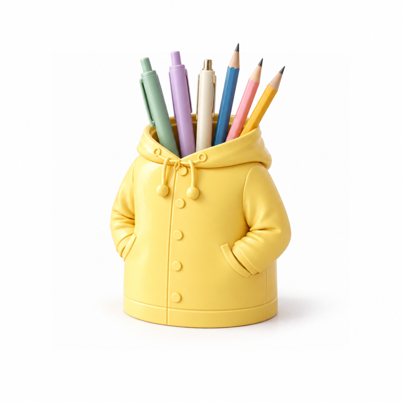 Rain Coat Pen Holder