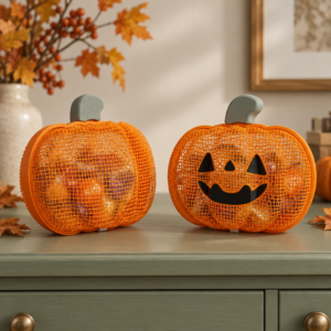 Pumpkin Mesh Treat Box - Image 3