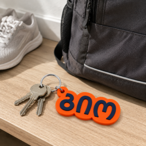 Personalized Georgian Name Keychain - Image 4