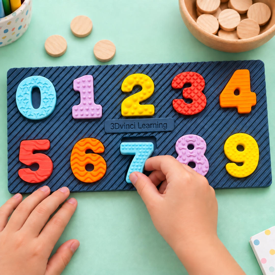 Sensory Number Matching Board