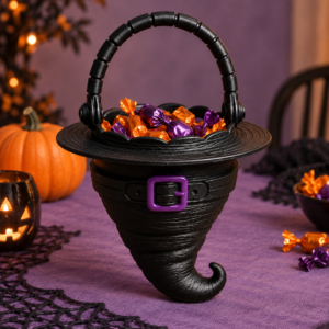 Witch Hat Treat Basket - Image 2